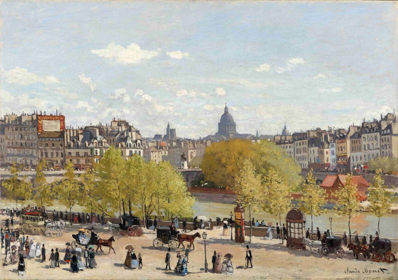 Quai du Louvre - Claude Monet