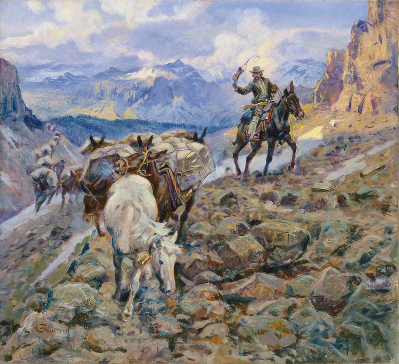 När mulor bär diamanter - Charles Marion Russell