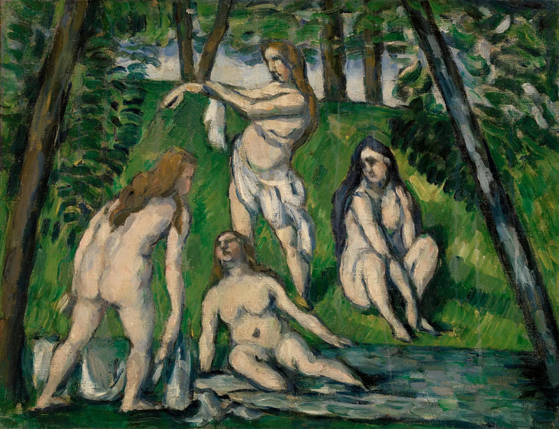 Fyra badande - Paul Cézanne