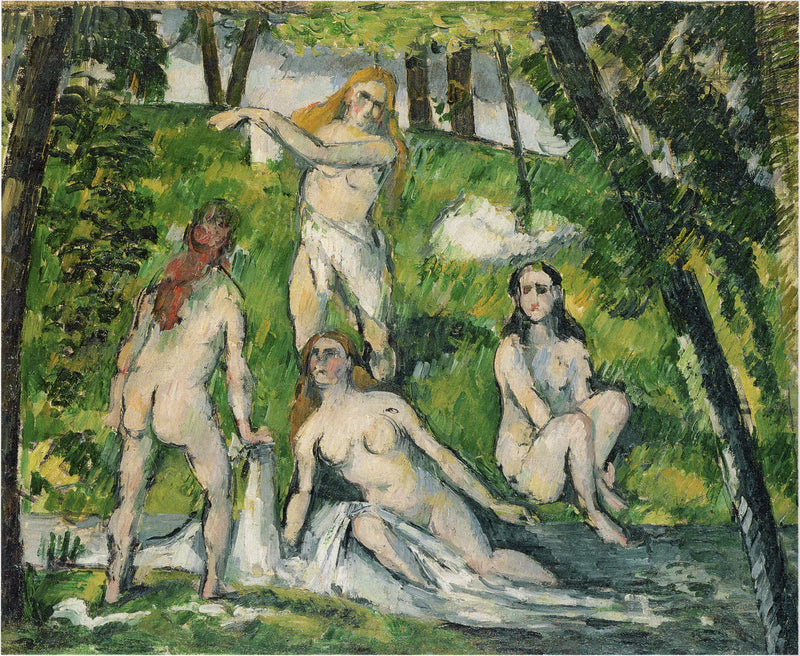 Fyra badande - Paul Cézanne