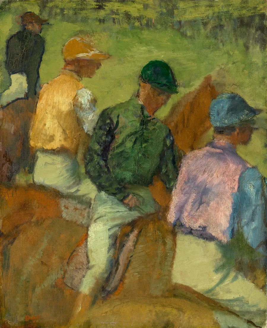 Fyra jockeyer - Edgar Degas