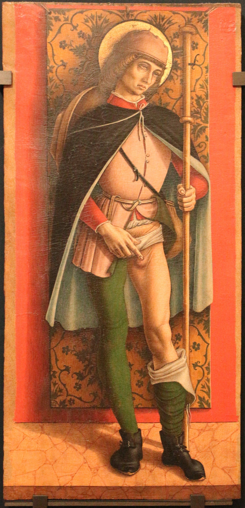 Fyra heliga och välsignade: Saint Roch - Carlo Crivelli