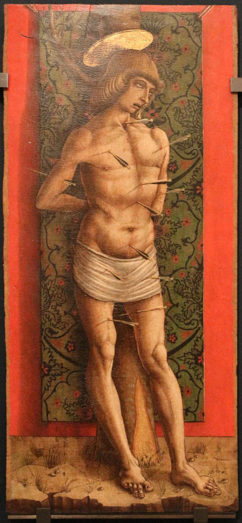 Fyra helgon och välsignade: Saint Sébastien - Carlo Crivelli