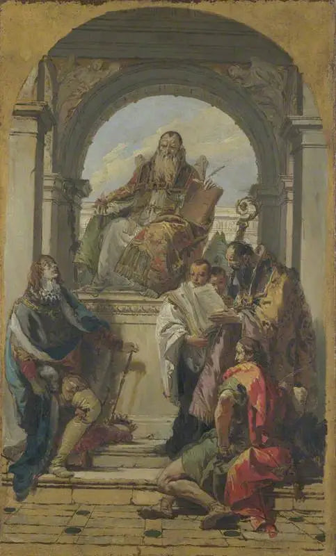 Fyra helgon - Giovanni Battista Tiepolo