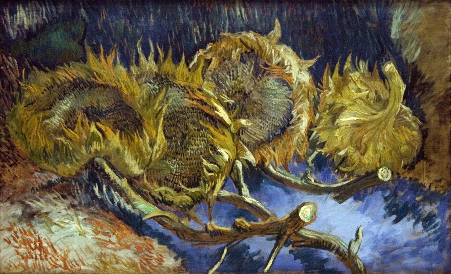 Fyra vissna solrosor - Vincent van Gogh