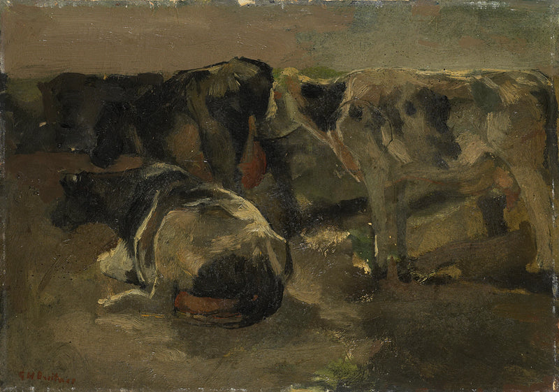 Quatre vaches - George Hendrik Breitner