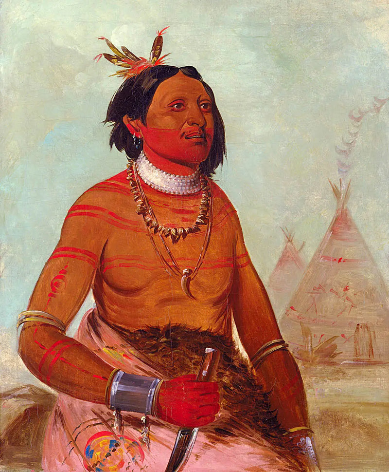 Quáy-hám-kay, Stone Shell, en modig - George Catlin