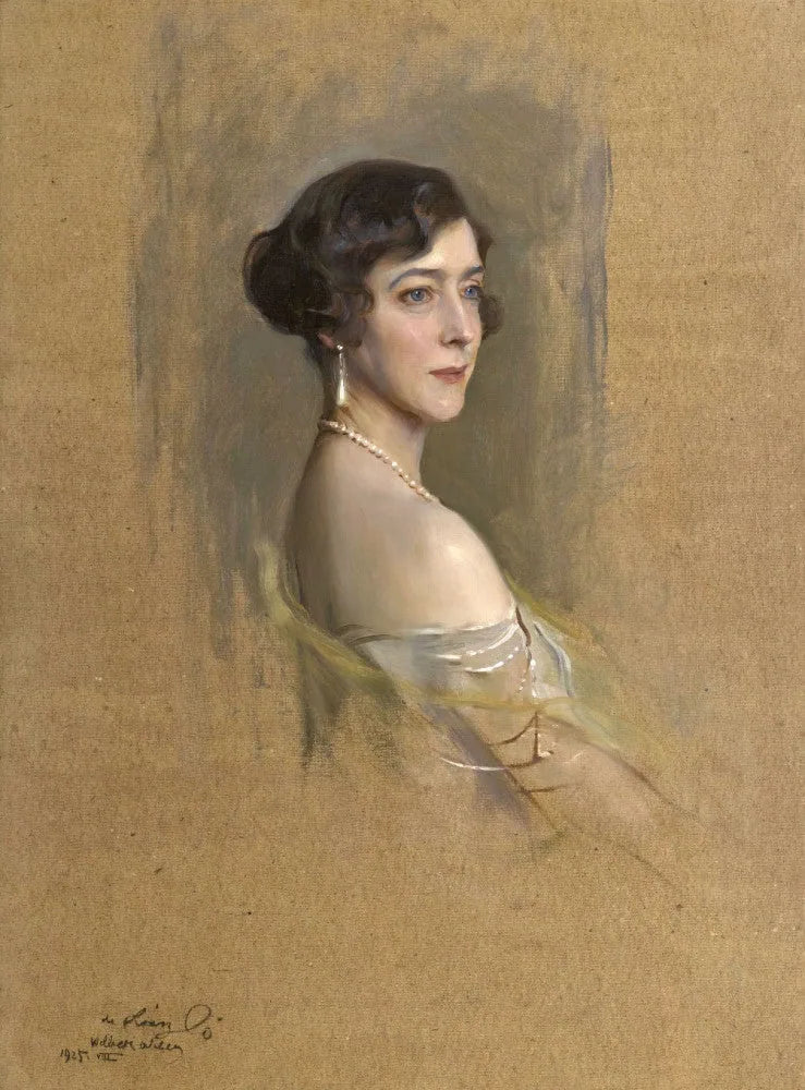 Queen Elisabeth of Belgium - Philip de László image 1 reproduction d’œuvre d’art à l’huile