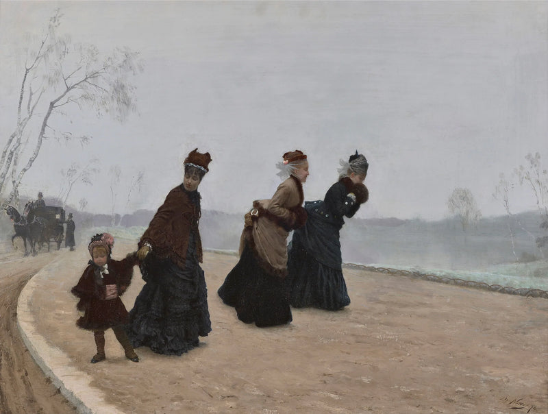 Vilken kyla! - Giuseppe De Nittis