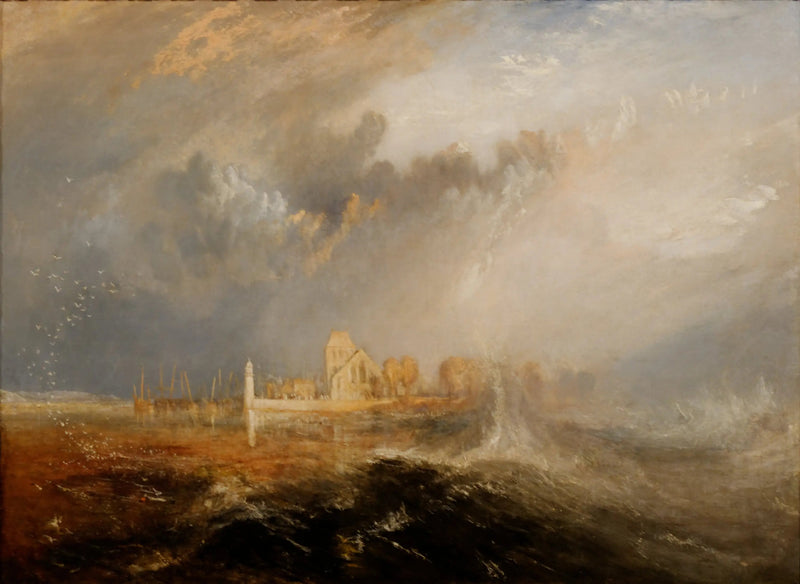 Quillebeuf, mynning av Seine. - J. M. W. Turner