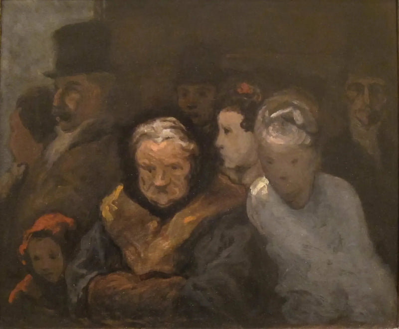 Lämna teatern - Honoré Daumier