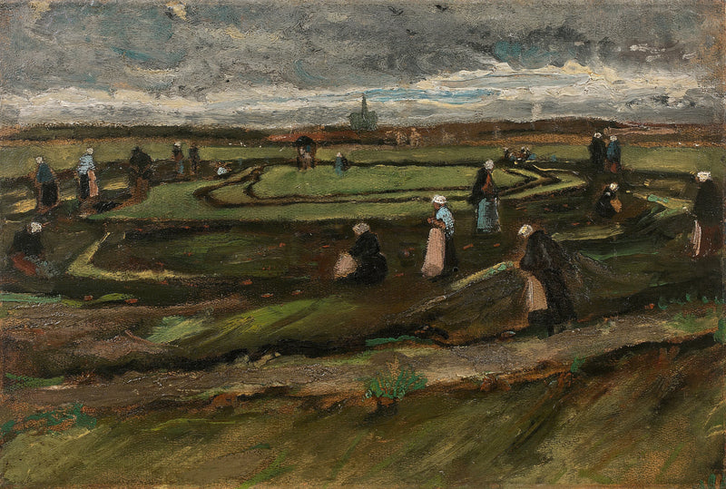 Nätlagerskor i sanddynerna - Vincent van Gogh