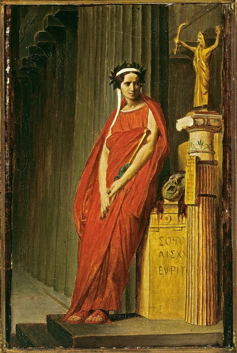 Rachel (1821-1858), i tragödikostym - Jean-Léon Gérôme