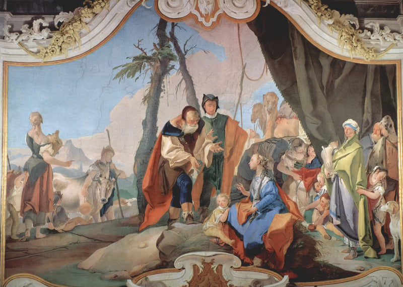 Rachel som döljer idolerna - Giovanni Battista Tiepolo