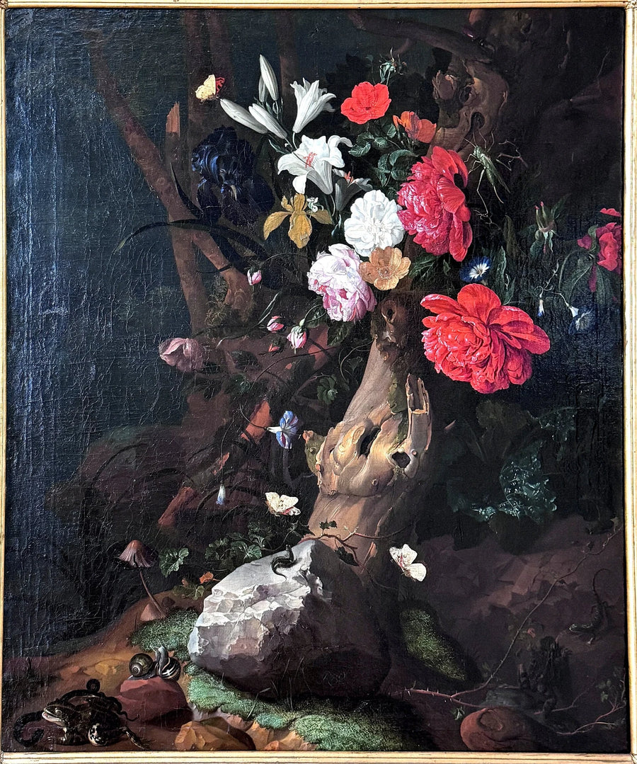 Fleurs sur un sol forestier — Kassel - Rachel Ruysch