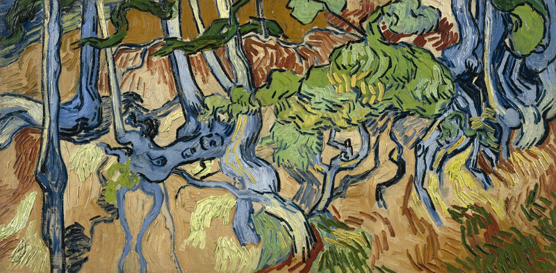 Trädens rötter - Vincent van Gogh