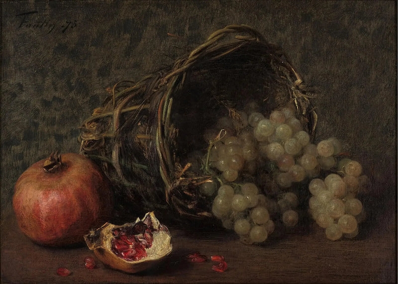 Raisin och granatäpple - Henri Fantin-Latour