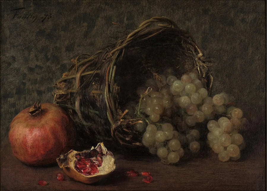 Raisin och granatäpple - Henri Fantin-Latour