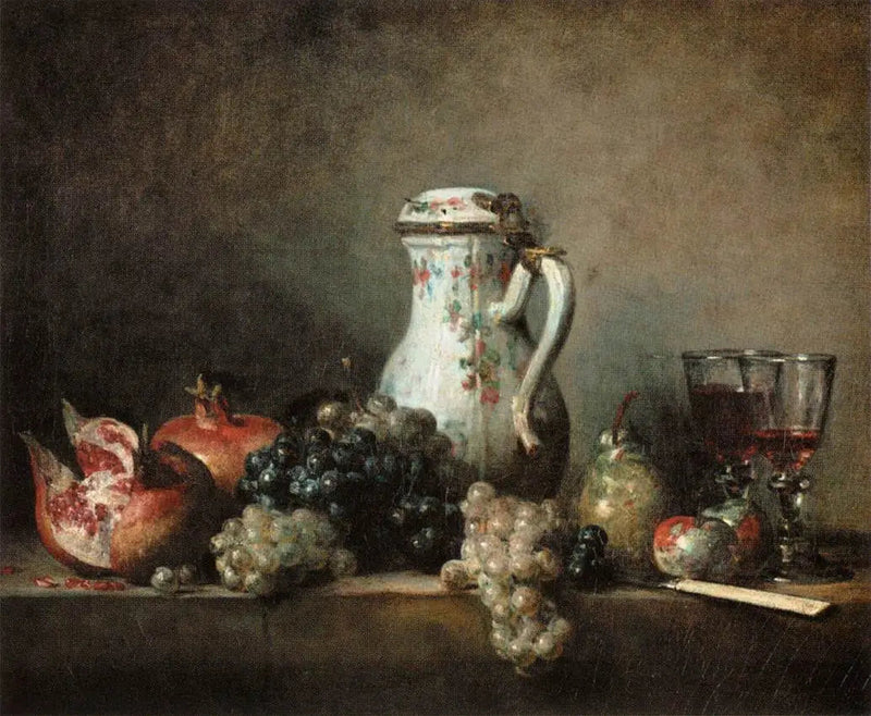 Raisin och Granatäpplen - Jean Simeón Chardin