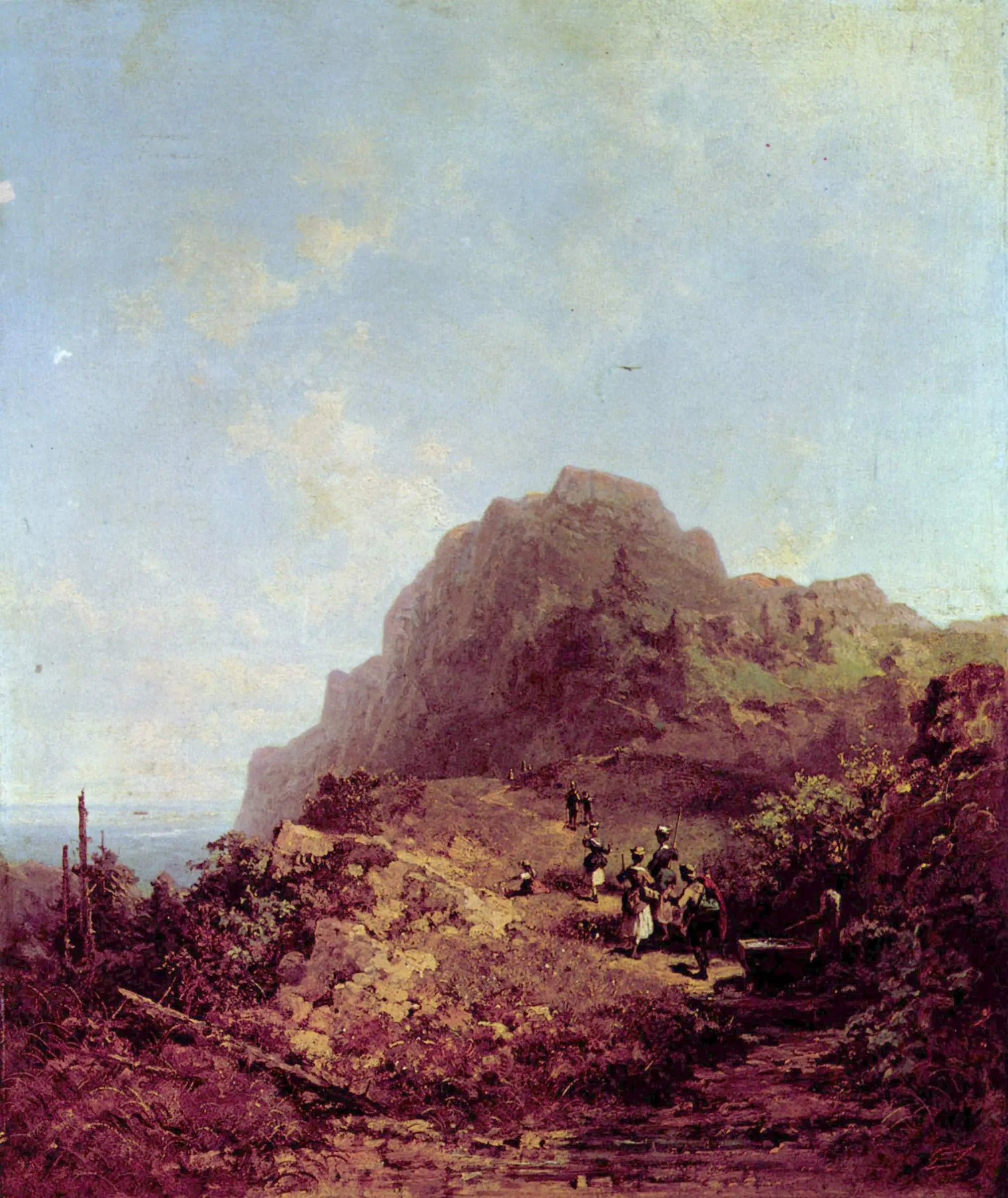 Randonnée en montagne - Carl Spitzweg image 1 reproduction réalisée par Alpha Reproduction