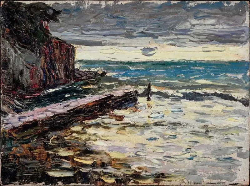 Rapallo, stormigt hav - Vassily Kandinsky