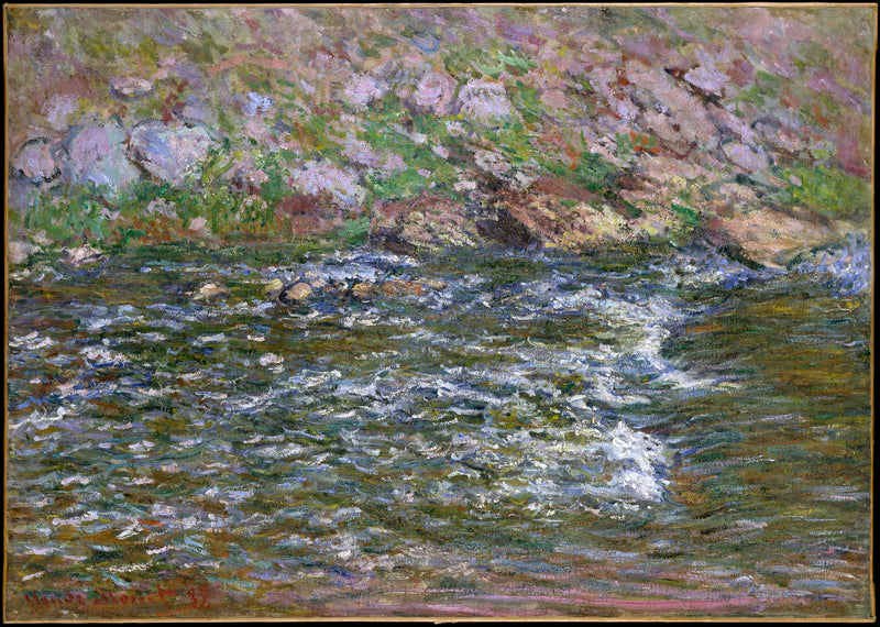 Snabba på den lilla sänkan i Fresselines - Claude Monet