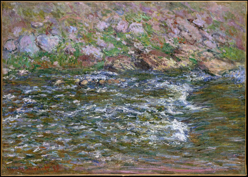 Snabba på den lilla sänkan i Fresselines - Claude Monet