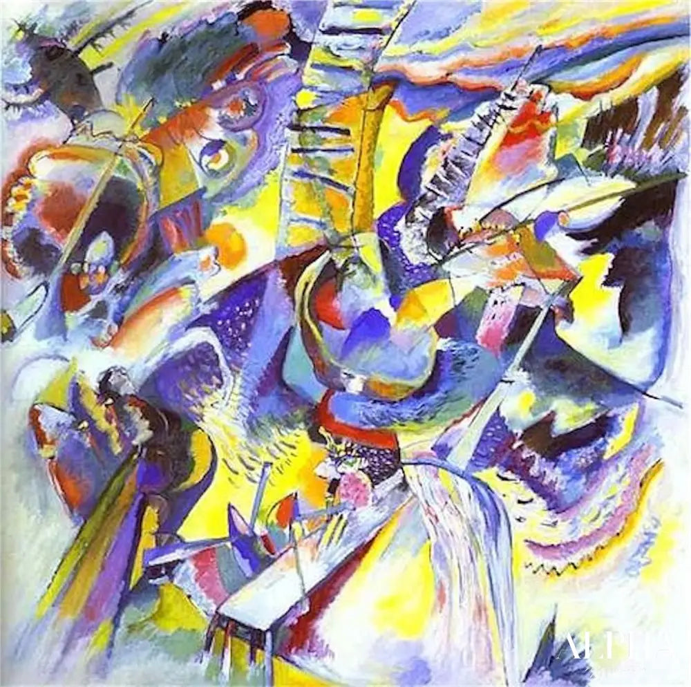 Ravin Improvisation 1914 - Vassily Kandinsky - Reproductions de tableaux et peintures haut de gamme