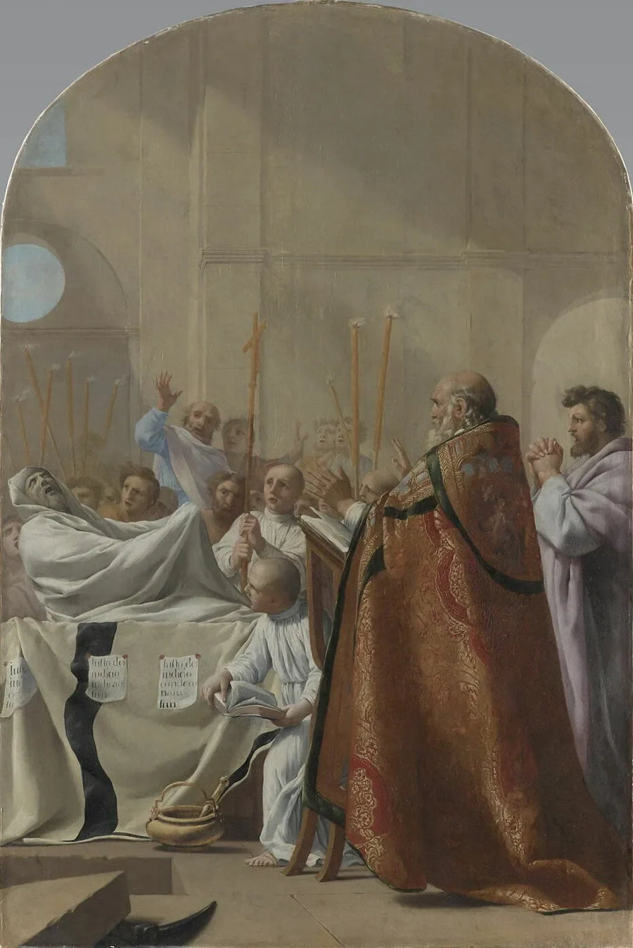 Raymond Diocres svarar efter sin död - Eustache Le Sueur