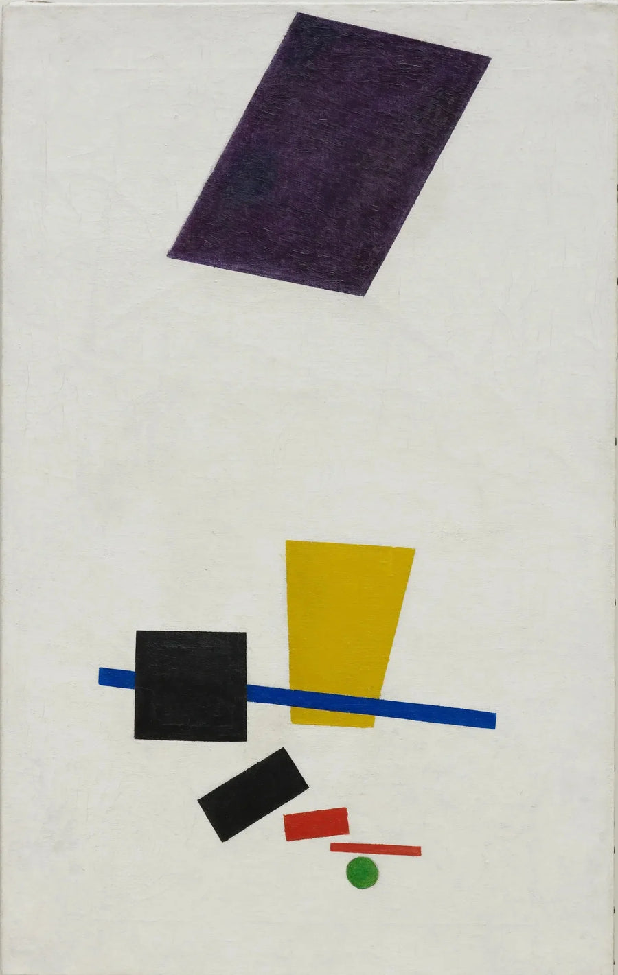 Färgbildlig realism av en fotbollsspelare - Färgmassor i fjärde dimensionen - Kazimir Malevich