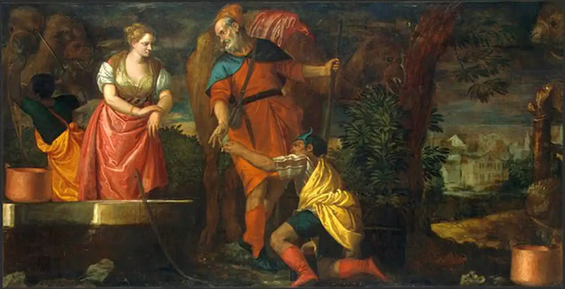 Rebecca vid brunnen - Paul Véronèse