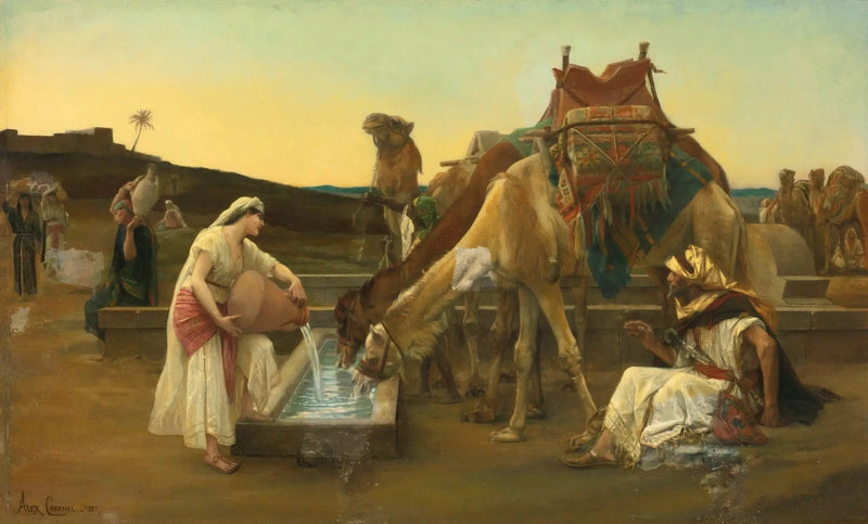 Rebecka och Eliezer - Alexandre Cabanel