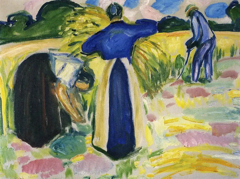 Skörd av majs - Edvard Munch