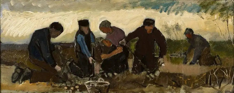 Potatisskörd (fem siffror) - Vincent van Gogh