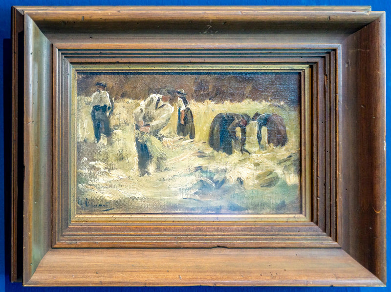 Skörd av säd - Max Liebermann