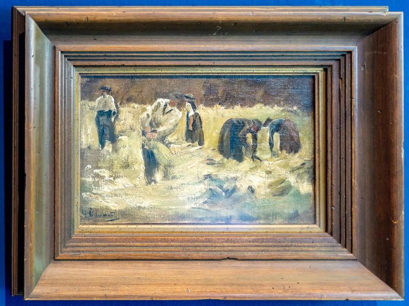 Skörd av säd - Max Liebermann