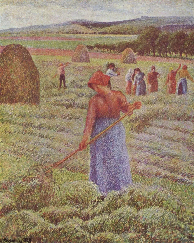 Höskörd i Eragny-sur-Epte - Camille Pissarro