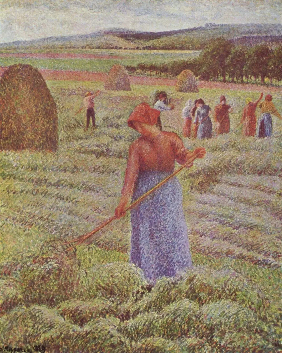 Höskörd i Eragny-sur-Epte - Camille Pissarro