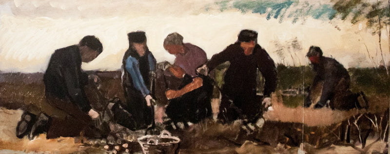 Potatisskörd (fem siffror) - Vincent van Gogh