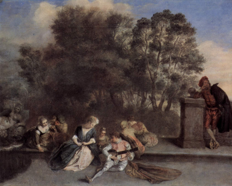 Italiensk rekreation - Antoine Watteau