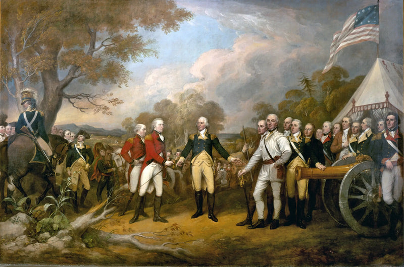 General Burgoynes kapitulation - John Trumbull