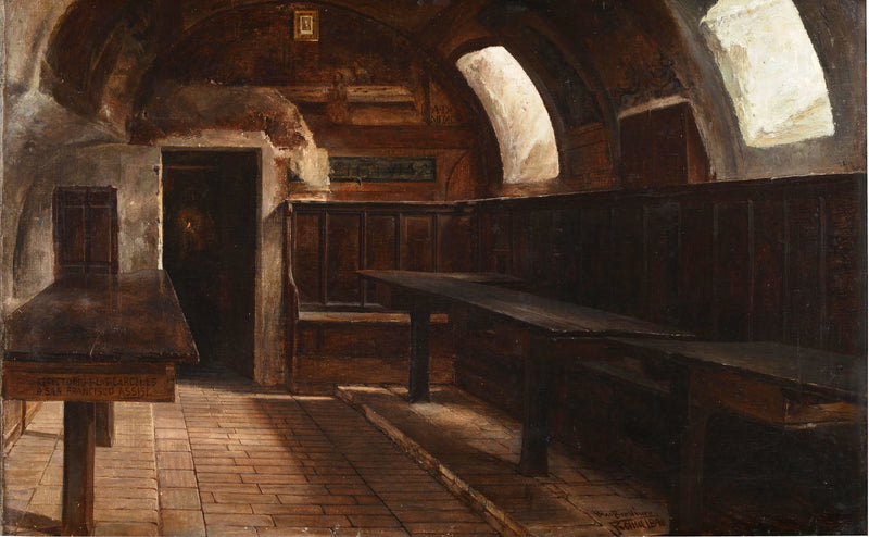 Réfectoire des prisons de San Francisco à Assise - Blas Benlliure y Gil