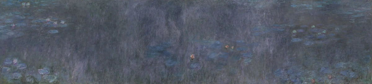 Trädreflektioner, Näckrosor - Claude Monet