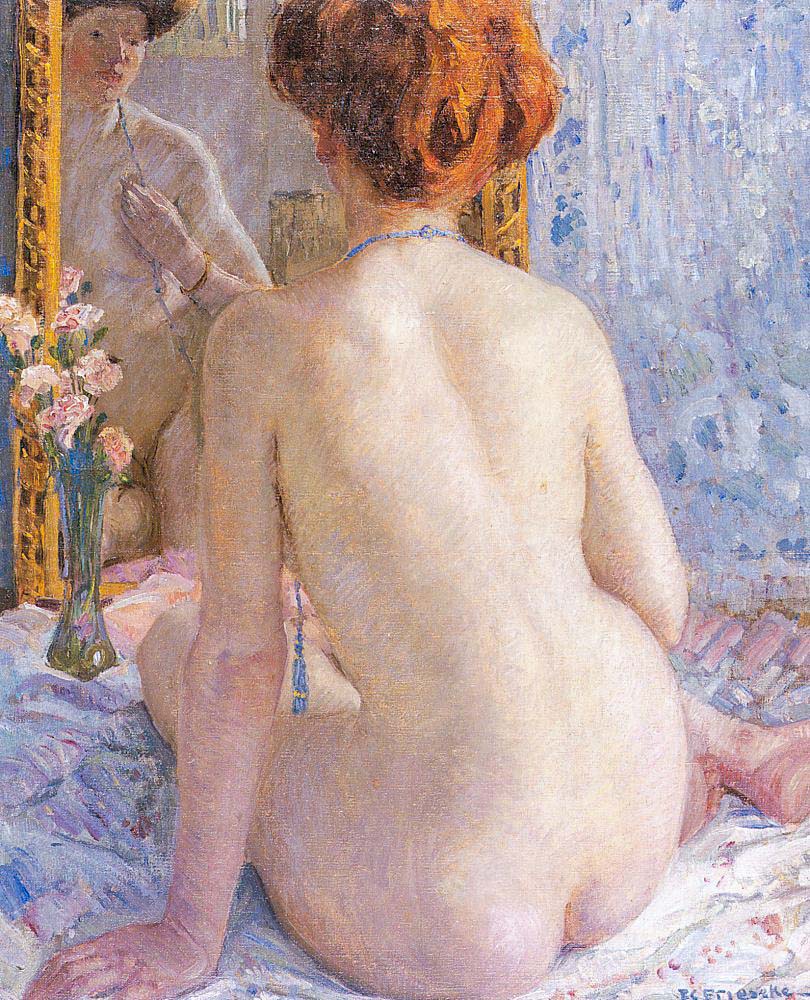 Reflektioner (Marcelle) - Frederick Carl Frieseke