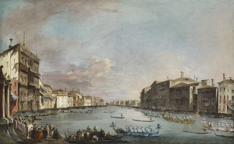 Venetiansk regatta - Francesco Guardi
