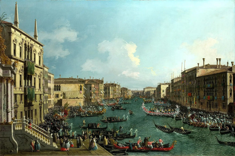 Regatta på Grand Canal - Canaletto