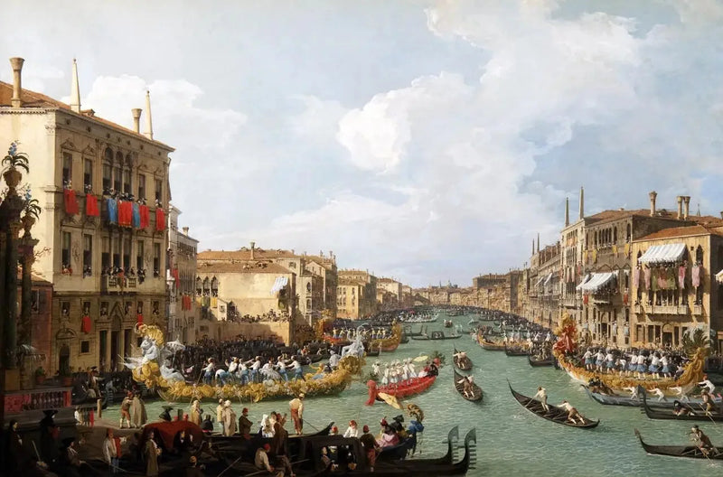 Regatta på Grand Canal - Canaletto