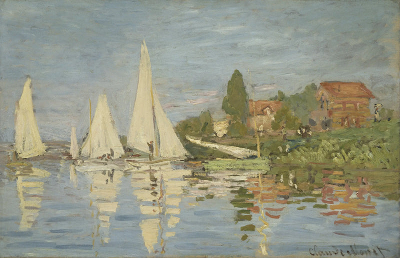 Regattor i Argenteuil - Claude Monet