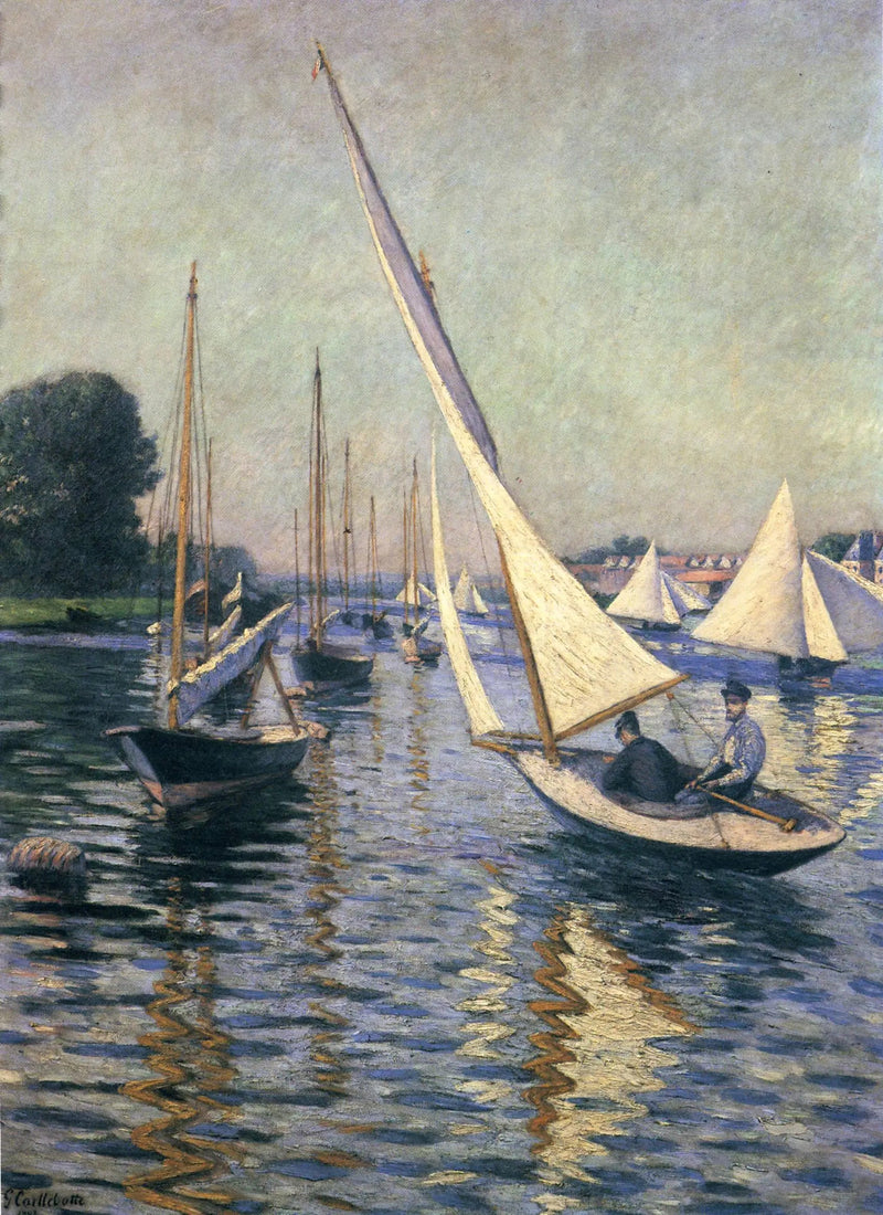 Regattor i Argenteuil - Gustave Caillebotte