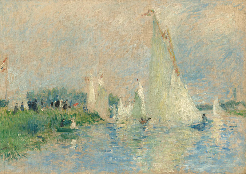 Regattor i Argenteuil - Pierre-Auguste Renoir